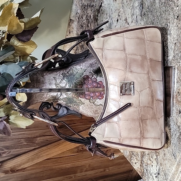 Dooney & Bourke Handbags - Dooney & Bourke EUC Nile Leather